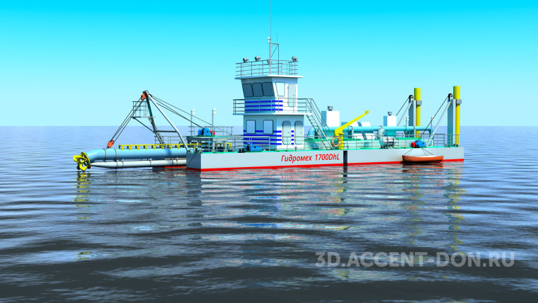 Земснаряд Гидромех 1700 DHL RDB 66.43